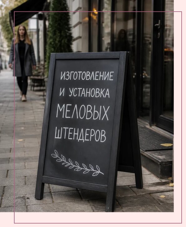Меловые штендеры в Туле по цене от 6610 р. | Аванза-Тул
